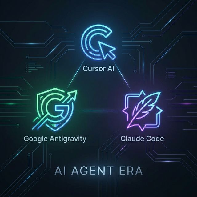 Kỷ nguyên AI Agent: Cursor vs Antigravity vs Claude Code